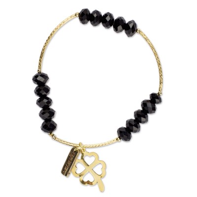 Artisan Crafted Gold Plated Stretch Bracelet