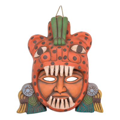 Aztec Jaguar Warrior Mask