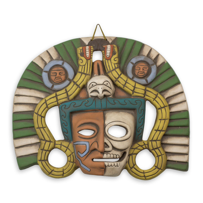 Ceramic mask, 'Teotihuacan Funeral' - Funeral Mask from Teotihuacan