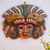 Keramische Maske, „Quetzalcoatl in Teotihuacan“. - Handgefertigte Keramikmaske aus Teotihuacan