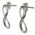 Sterling silver drop earrings, 'Infinite Maya Harmony' - Artisan Crafted Sterling Silver Earrings (image 2b) thumbail