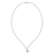 Halskette mit Anhänger aus Zuchtperlen - Weiße Perlenkette
