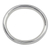 Sterling silver bangle bracelet, 'Oval Halo' - Oval Silver Bangle (image 2a) thumbail
