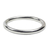 Sterling silver bangle bracelet, 'Oval Halo' - Oval Silver Bangle (image 2b) thumbail