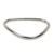 Sterling silver bangle bracelet, 'Triangular Halo' - Triangular Silver Bangle (image 2b) thumbail