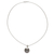 Cultured pearl pendant necklace, 'Moon Intrigue' - Taxco Silver Necklace with Cultured Pearl (image 2a) thumbail