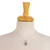 Cultured pearl pendant necklace, 'Moon Intrigue' - Taxco Silver Necklace with Cultured Pearl