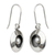 Cultured pearl dangle earrings, 'Moon Intrigue' - Taxco Silver Earrings with Cultured Pearl