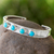 Turquoise cuff bracelet, 'Song of the Sky' - Turquoise Taxco Cuff Bracelet thumbail