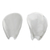 Sterling silver half hoop earrings, 'Innovation' - Taxco Half Hoop Earrings (image 2a) thumbail