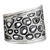Sterling silver cuff bracelet, 'Miro Inspiration' - Surreal Sterling Silver Cuff Bracelet (image 2a) thumbail