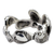 Men's silver band ring, 'Aztec Nopal' - Men's Band Ring Fair Trade Jewelry (image 2b) thumbail