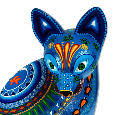 Alebrije escultura - México alebrije escultura de gato místico arte popular de oaxaca