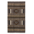Zapotec wool rug, 'Grey Diamond' (2x3.5) - Handwoven 2 by 3.5 Foot Zapotec Rug thumbail