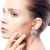 Sterling silver heart earrings, 'Love Waterfall' - Sterling Silver Heart Chandelier Earrings