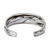 Amethyst cuff bracelet, 'Taxco Dusk' - Amethyst Modern Silver 950 Cuff Bracelet (image 2c) thumbail
