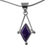 Lapis lazuli pendant necklace, 'Spark of Blue' - Lapis Lazuli and 950 Silver Artisan Necklace (image 2b) thumbail