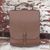 Leather briefcase, 'Discoverer' - Quality Brown Leather Briefcase with Multiple Pockets thumbail
