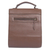 Leather briefcase, 'Discoverer' - Quality Brown Leather Briefcase with Multiple Pockets (image 2c) thumbail