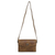 Leather flap shoulder bag, 'Diva' - Handmade Golden Brown Leather Shoulder Bag with Flap