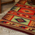 Zapotec wool rug, 'Prairie Stars' (2.5x5) - Authentic Zapotec Organic Dyes Handwoven Wool Rug (2.x5) (image 2) thumbail