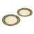 Majolica ceramic side plates, 'Acapulco' (pair) - Side Plates Hand Crafted in Majolica Ceramic Pottery (Pair) (image 2b) thumbail