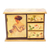 Decoupage mini chest, 'Lady with a Cat' - Mexican Hand Crafted Romantic Decoupage Mini Chest thumbail