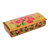 Decoupage jewelry box, 'Roses' - Mexico Handcrafted Floral Decoupage Jewelry Box with Mirror thumbail