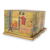 Decoupage jewelry box, 'France in Mexico' - Handcrafted Decoupage Jewellery Box with Mirror and Drawer