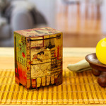 Decoupage jewelry box, 'Carlota's Secret' - Artisan Crafted Wood Decoupage Jewelry Chest
