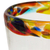 Blown glass tumblers, 'Confetti Path' (set of 6) - Colorful Handcrafted Blown Glass Tumblers (Set of 6) (image 2c) thumbail