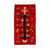 Zapotec wool rug, 'Scarlet Staff of Life' (2x3.5) - Artisan Crafted Red Wool Area Rug with Birds (2x3.5) (image 2a) thumbail