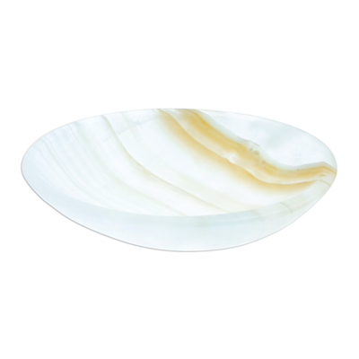 Striped Onyx Soap Dish Hand Crafted in Mexico