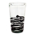 Blown glass drinking glasses, 'Ebony Spin' (set of 6) - Set of 6 Hand Blown Black Spiral Glass Tumblers from Mexico (image 2c) thumbail
