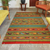Zapotec wool rug, 'Living Colors' (5x8.5) - Handwoven Multicolor Zapotec Wool Rug from Mexico (5 x 8.5) thumbail