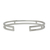 Sterling silver cuff bracelet, 'Up Tempo' - Sleek Polished Sterling Bracelet of Taxco Silver