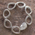 Sterling silver link bracelet, 'Bold Curves' - Mexican Handmade Taxco Silver Link Bracelet (image 2b) thumbail