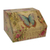 Decoupage box, 'Butterfly Enchantment' - Floral Decoupage Box with Butterflies and Hidden Drawer (image 2a) thumbail