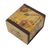 Decoupage box, 'Tea Time' - Petite Ventilated Decoupage Decorative Tea Box from Mexico thumbail