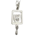 Sterling silver pendant necklace, 'Aztec Dove' - Handmade Sterling Silver Dove Pendant Necklace from Mexico