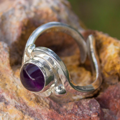 UNICEF Market | Artisan Crafted Amethyst and Taxco Silver 950 Cocktail ...