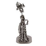 Auto part sculpture, 'Rustic Petite Catrina' - Mexico Day of the Dead Recycled Auto Part Sculpture