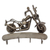 Auto part key rack, 'Rustic Motorcycle' - Mexico Auto Part Sculpture Handmade Bike Theme Key Rack