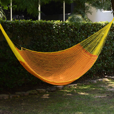 Cotton hammock, Saffron Sun (double)