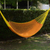 Cotton hammock, 'Saffron Sun' (double) - Mexican Hand Woven Yellow Cotton Hammock 400 lb Capacity thumbail