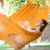Cotton hammock, 'Radiant Sun' (double) - Hand Woven Orange Cotton Double Size Hammock thumbail