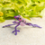 Wood figurine, 'Purple Dancing Frog' - Purple Hand Crafted Alebrije Style Frog Figurine Sculpture thumbail