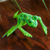 Wood figurine, 'Green Oaxaca Frog' - Green Alebrije Wood Frog Sculpture Painted by Hand (image 2b) thumbail