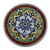 Ceramic dinner plate, 'Imperial Flower' - Artisan Crafted Authentic Mexican Talavera Style Plate (image 2a) thumbail