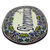 Keramisches Willkommensschild, 'Bienvenidos'. - Authentisches mexikanisches Keramik-Willkommensschild im Talavera-Stil